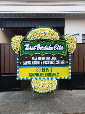Papan Bunga Duka di Pagedangan Ilir