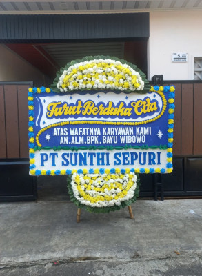 Papan Bunga Duka di Pagedangan Ilir